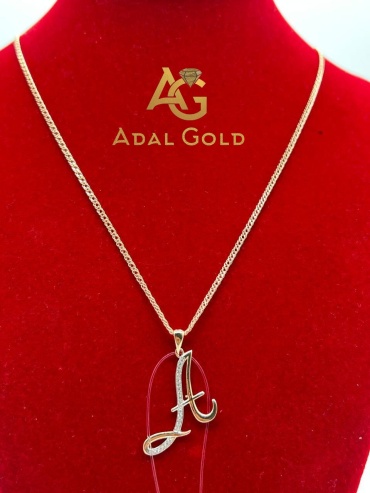 ADAL GOLD ADG_NC105-057 длина 55 см, вес 2.95 г золото, плетение двойной ромб