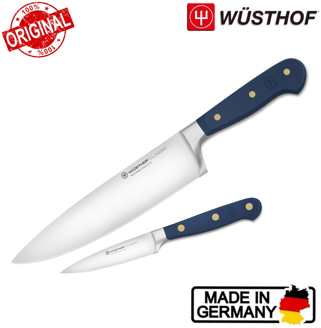 Набор ножей WUSTHOF Classic Wild Blueberry, лезвие: углеродистая сталь 2 шт