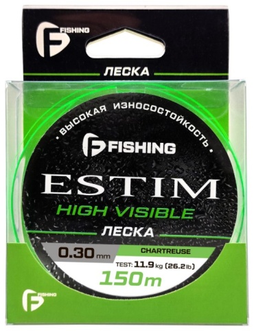 F-Fishing монофильная леска FENC-030 0.3 мм зеленый