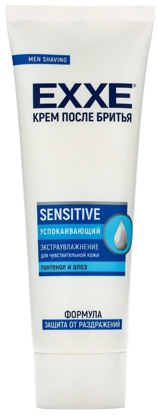 EXXE Крем после бритья Exxe sensitive для чувствительной кожи, 80 мл крем после бритья 80 мл