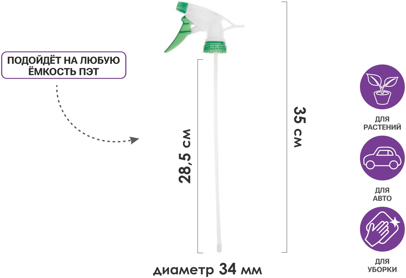 Опрыскиватель PERFECTO LINEA механический 42-283430