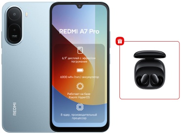 REDMI A7 Pro 4 ГБ/64 ГБ синий + подарок