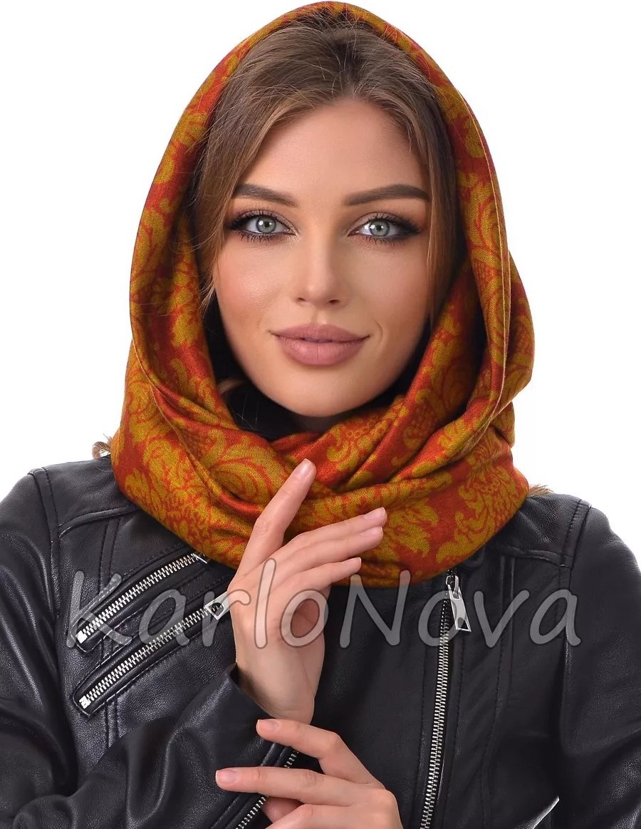 Платок KarloNova трикотаж масло 140 x 38 см