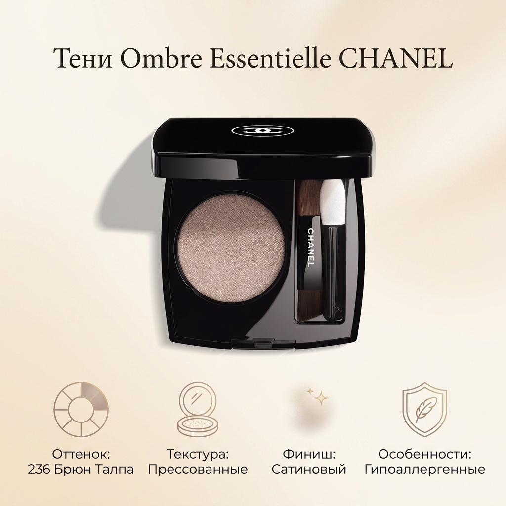 CHANEL тени прессованные Ombre Essentielle 236 - BRUN TALPA