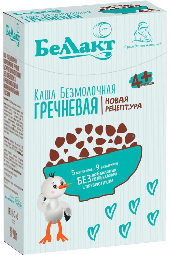 Беллакт гречка безмолочная, с 4 месяцев