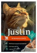 Justin Justin кусочки в соусе ягненок 75 г 1 шт