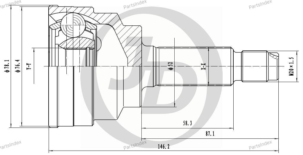 JD ШРУС JCT0113