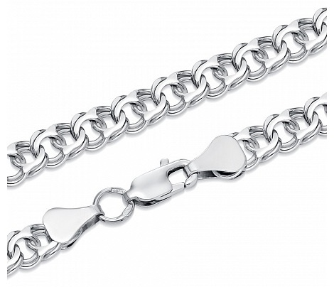 Lucente Silver АРР-70_60 длина 60 см, вес 19.81 г серебро, плетение бисмарк
