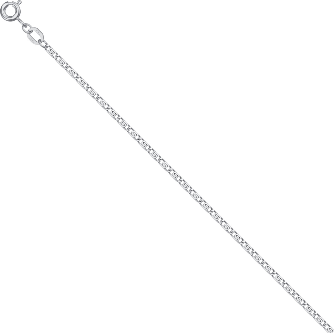 Lucente Silver ZO-НБ_22-046Ю-3_0_4_17 длина 17 см, вес 1.17 г серебро, плетение снейк