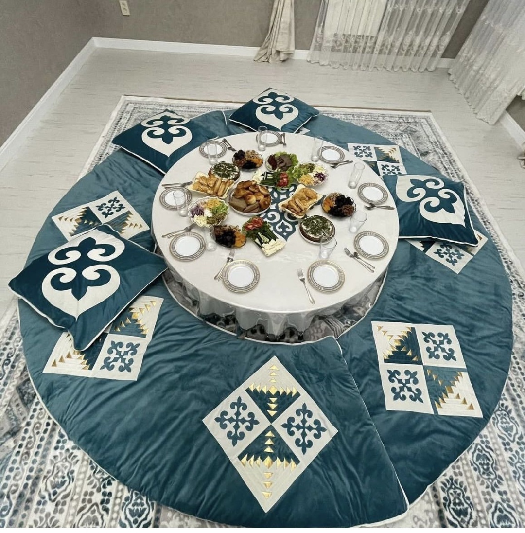 Комплект корпе с подушками 150x80 см, вата, мультиколор