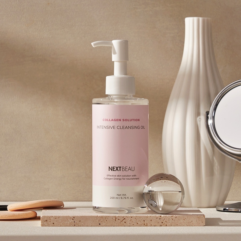 Nextbeau Collagen Solution Intensive Cleansing Oil с коллагеном гидрофильное масло 200 мл
