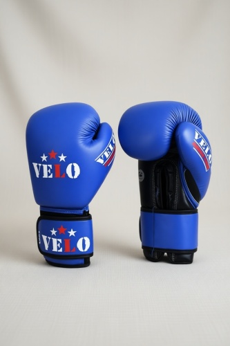 Боксерские перчатки VELO Stan 14 oz синий