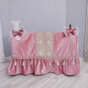 Комплект белья SHYNAR Бж8867, хлопок, велюр, розовый