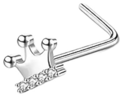Нострил BOGEMA Crown хирургическая сталь, цирконий