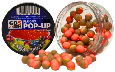GBS плавающие Baits Pop-up 8мм Икра-фрукты 0.04 кг