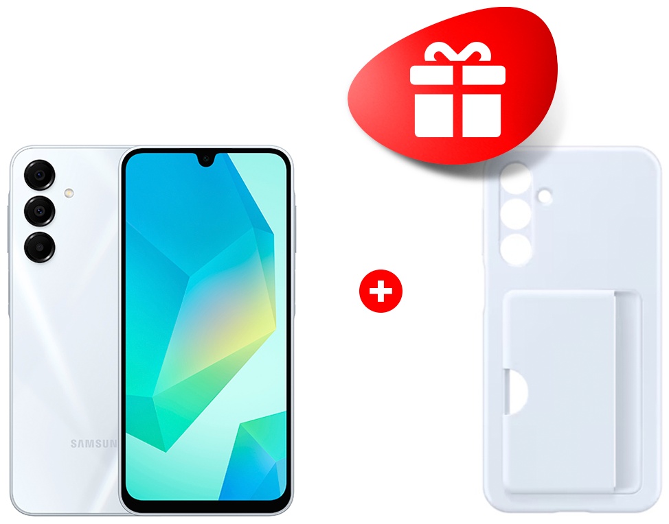 Смартфон Samsung Galaxy A16 6 ГБ/128 ГБ серый + подарок