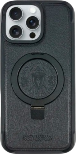 Чехол Santa Barbara Polo & Racquet Club для Apple iPhone 16 Pro Max черный