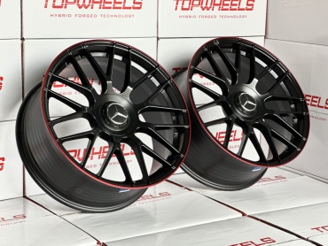 Rainbow Mercedes 6112 8x18/5x112 D66.6 ET38 4 диска черный, красный