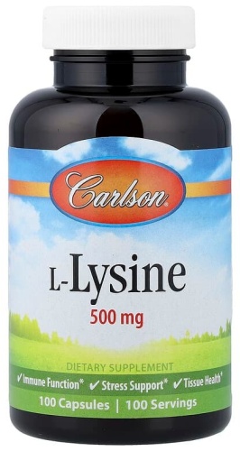 Аминокислота Carlson Labs L-лизин нейтральный