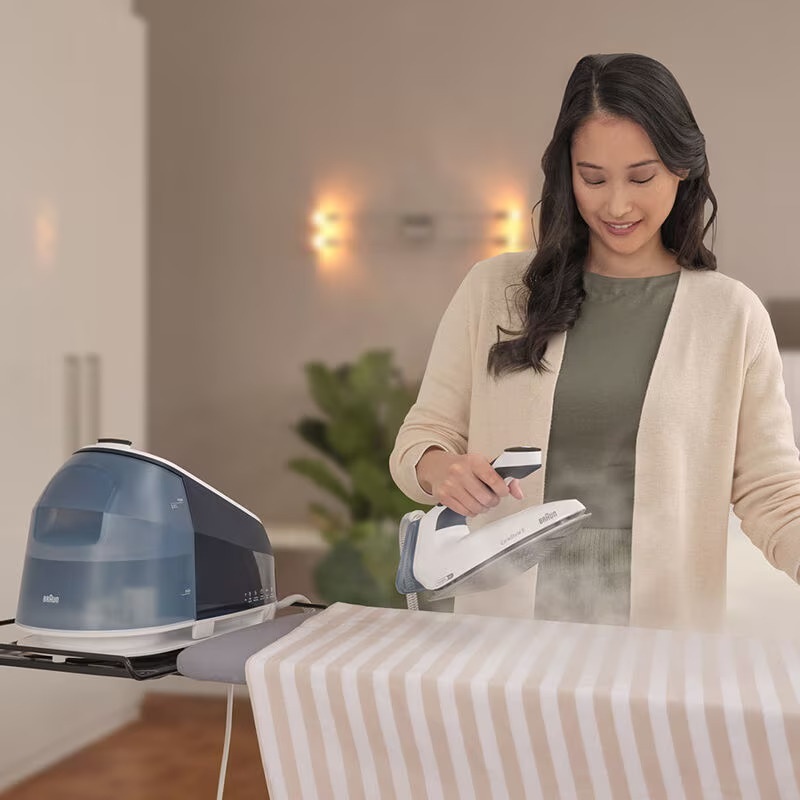 Парогенератор Braun CareStyle 5 IS5245BL белый, синий — фото 9
