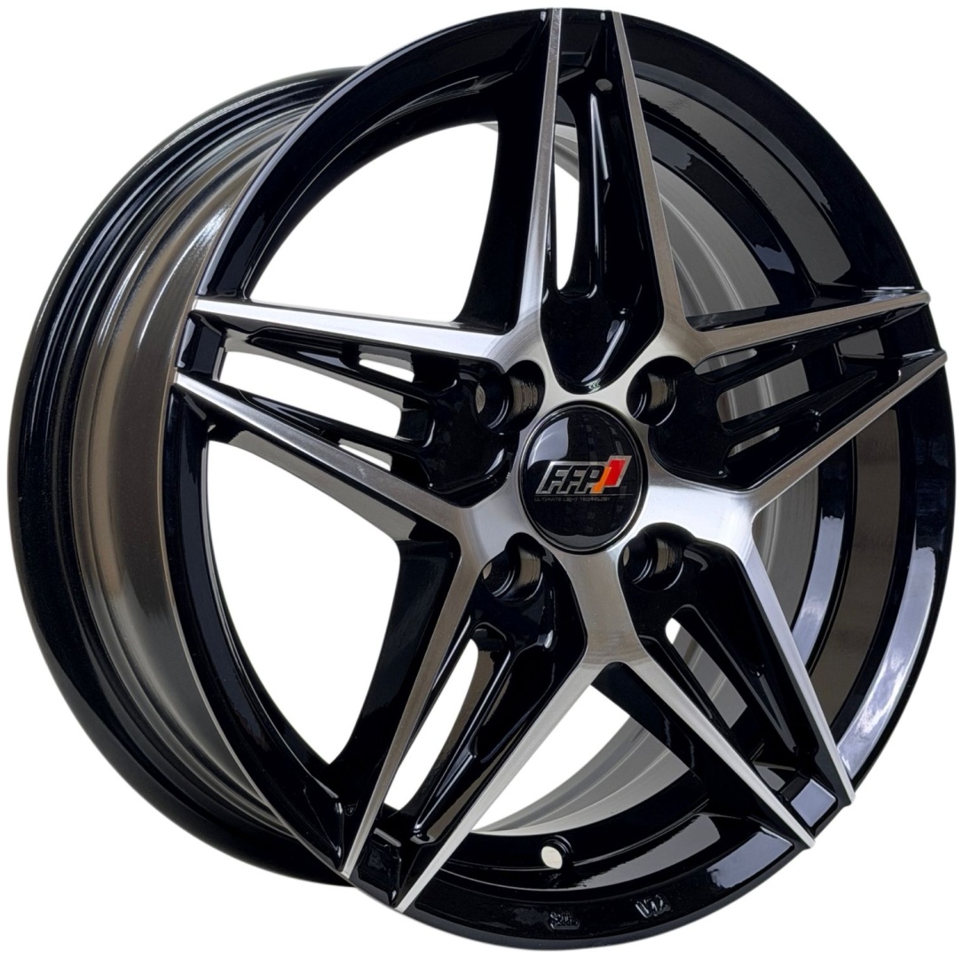Wheels 3350DD 6x14/4x100 D67.1 ET35 4 диска черный, хром