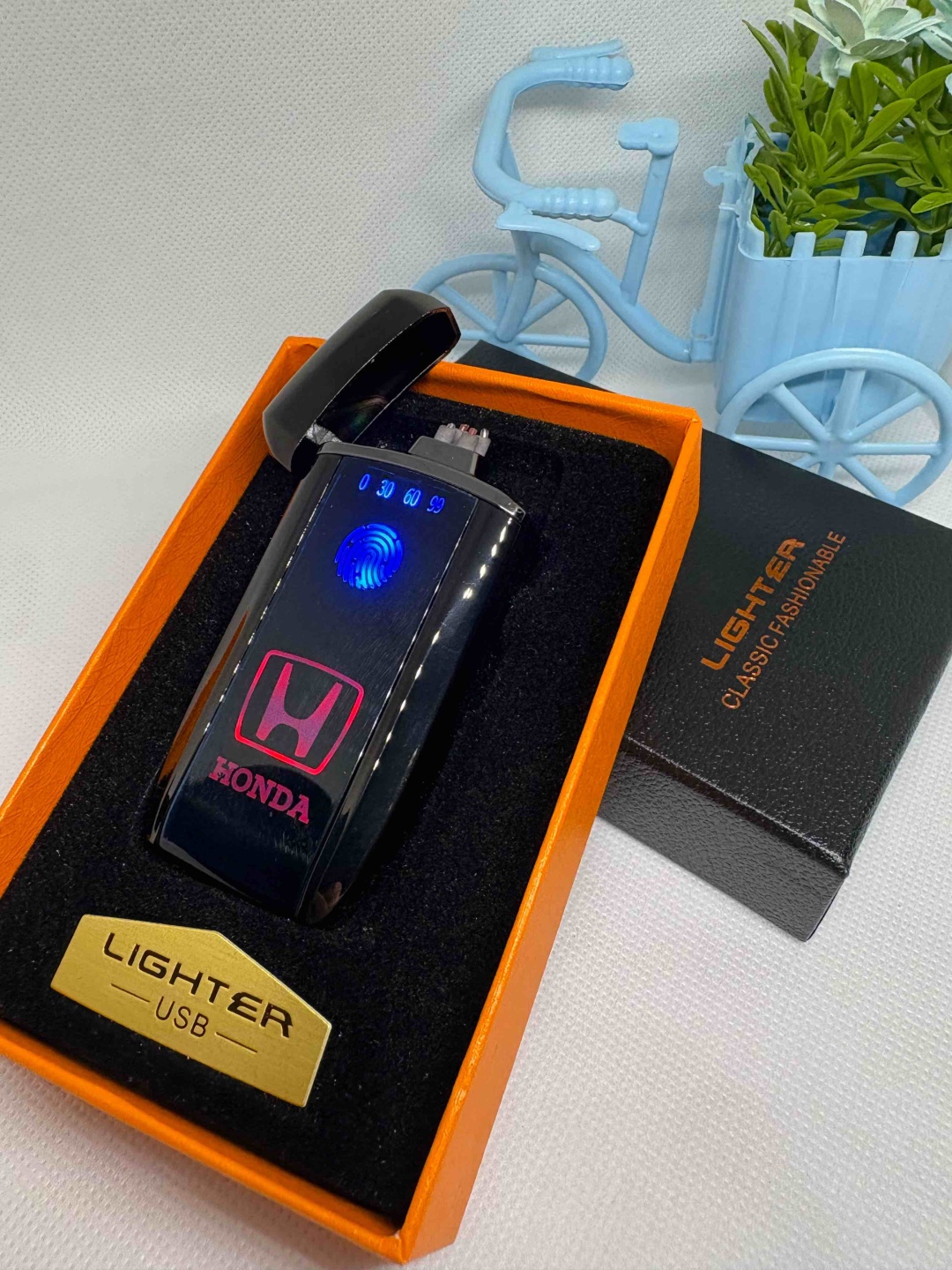Lighter электронная зажигалка 050AIS404, ABS пластик, металлический сплав