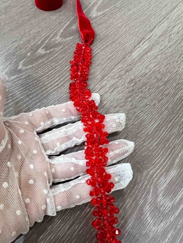 Пояс красный