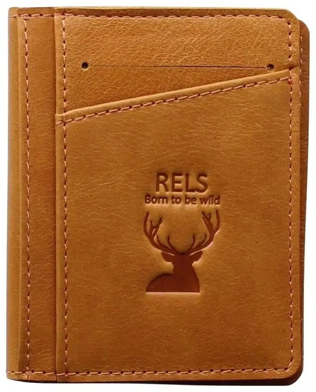 Картхолдер RELS пластик желтый