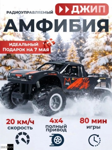 Машинка на радиоуправлении ERKEHAN Амфибия
