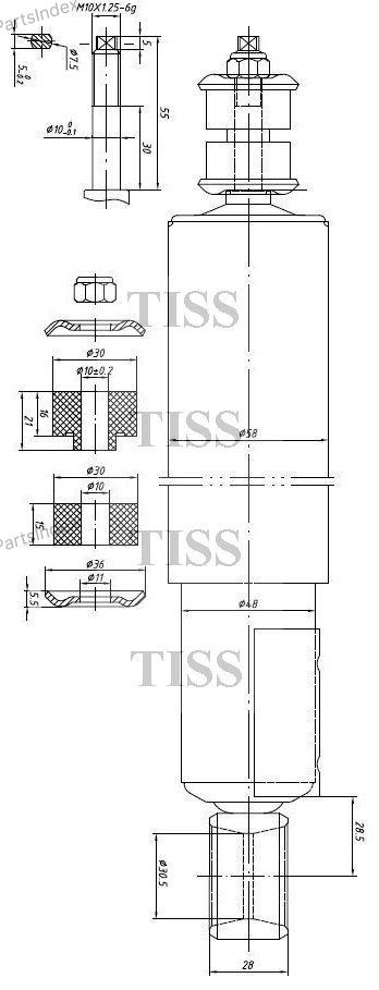 Амортизатор JD Амортизатор Подвески JAA0112