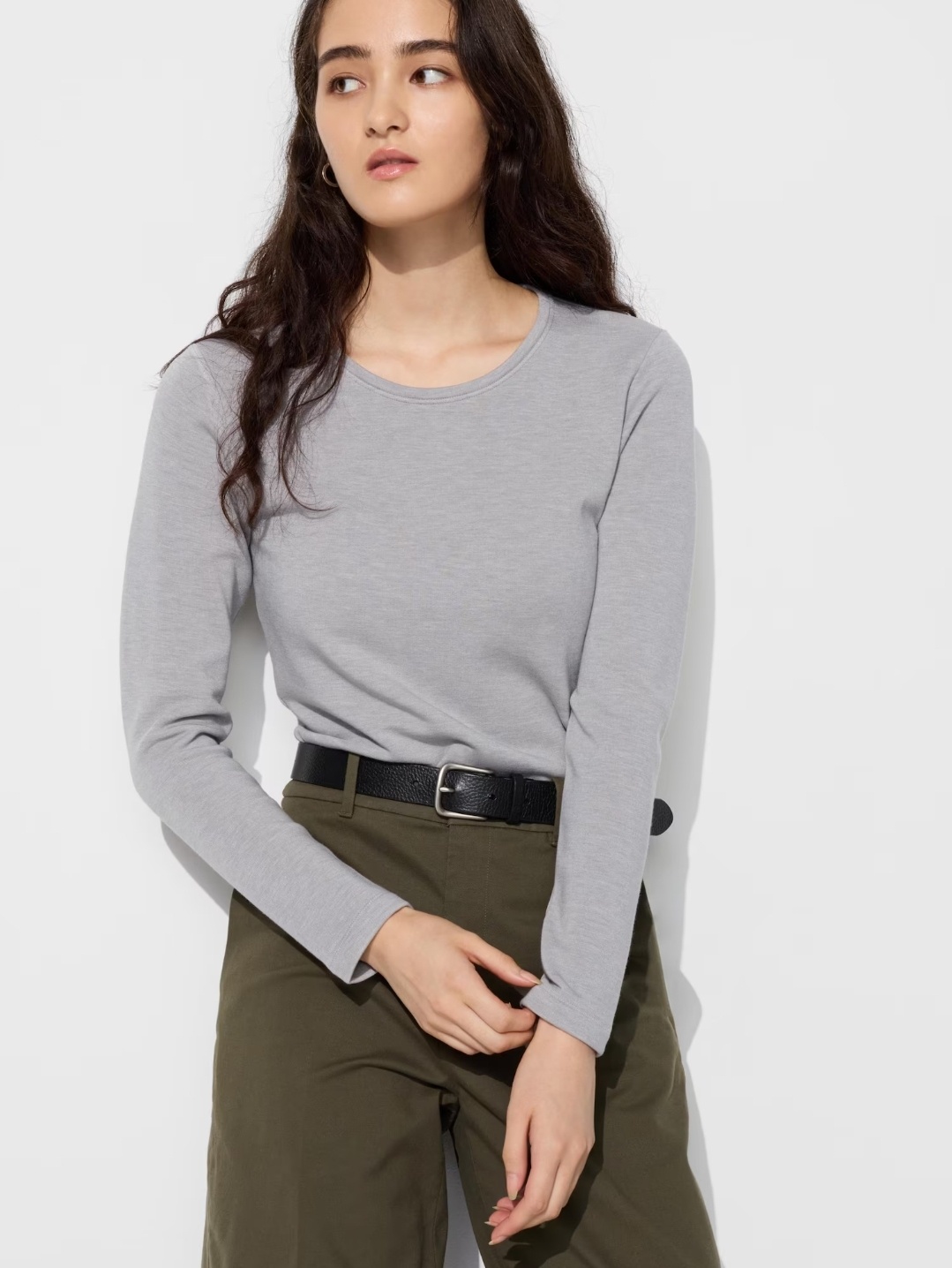 Джемпер Uniqlo серый