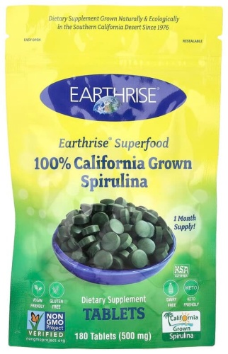 EARTHRISE спирулина 110 г