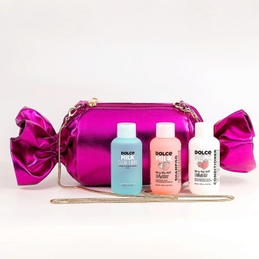 DOLCE MILK Merry Miss Wild Strawberry набор по уходу за волосами и телом для женщин