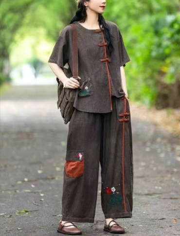 Костюм повседневный FASHION коричневый