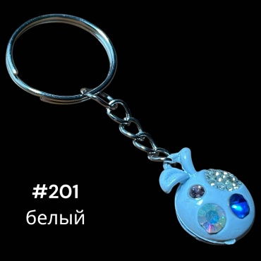 Брелок SNS Ягода 23*17 мм металл, акрил 1 шт