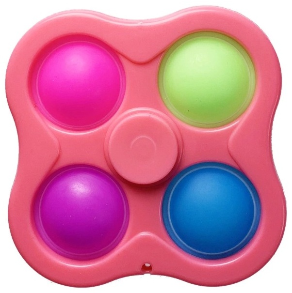 Спиннер Pop-IT Spinner 4 розовый