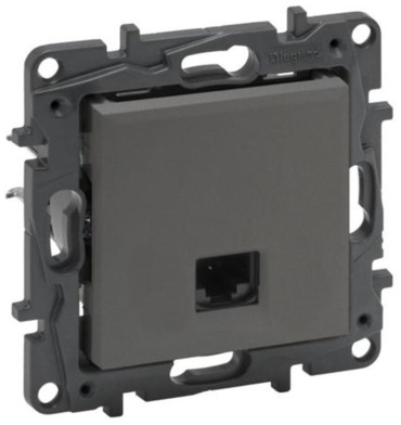 Legrand встраиваемая Niloe Step, компьютерный (RJ45) цвет серый
