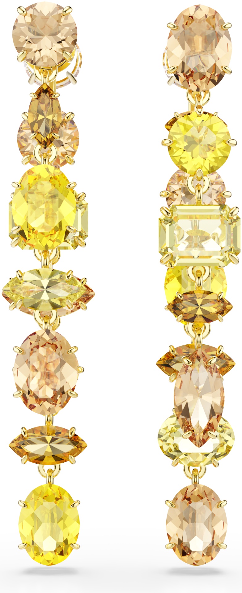 Серьги Swarovski ювелирный сплав, кристаллы Swarovski