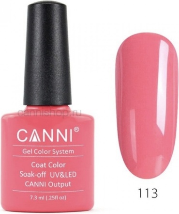 CANNI гель-лак Colors 113 глянцевое 7.3 мл