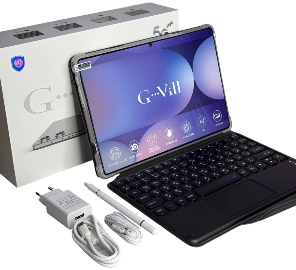 Планшет G-VILL S2 Tab 10.1 дюйм 32 Гб/512 Гб черный