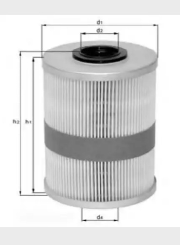 MAHLE топливный фильтр KX206D
