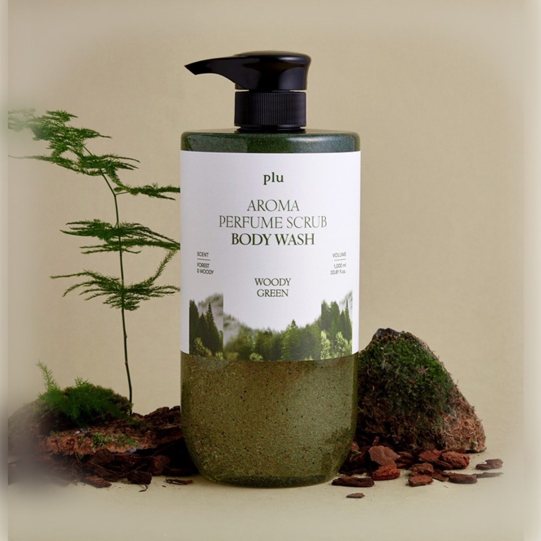 Plu Aroma Perfume Scrub Body Wash гель 1000 мл