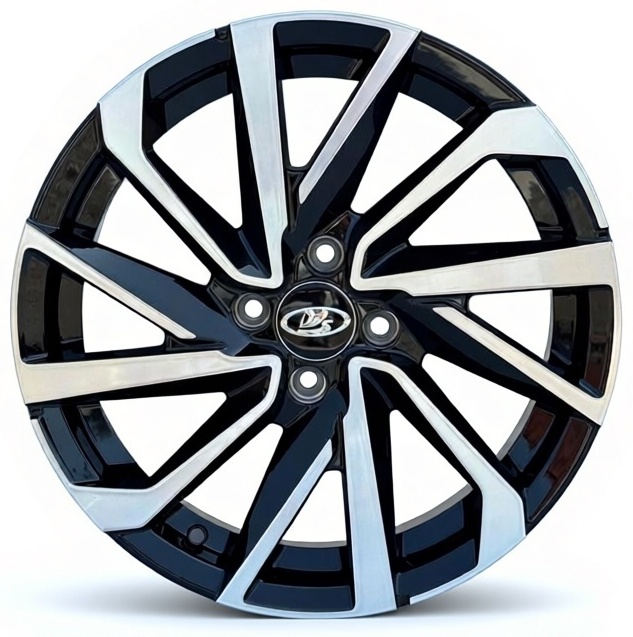 RNO 1353 6.5x16/4x98 D58.6 ET33 4 диска черный, серебристый