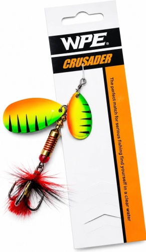 Блесна W.P.E CRUSADER 1 шт 200 мм желтый, оранжевый, красный