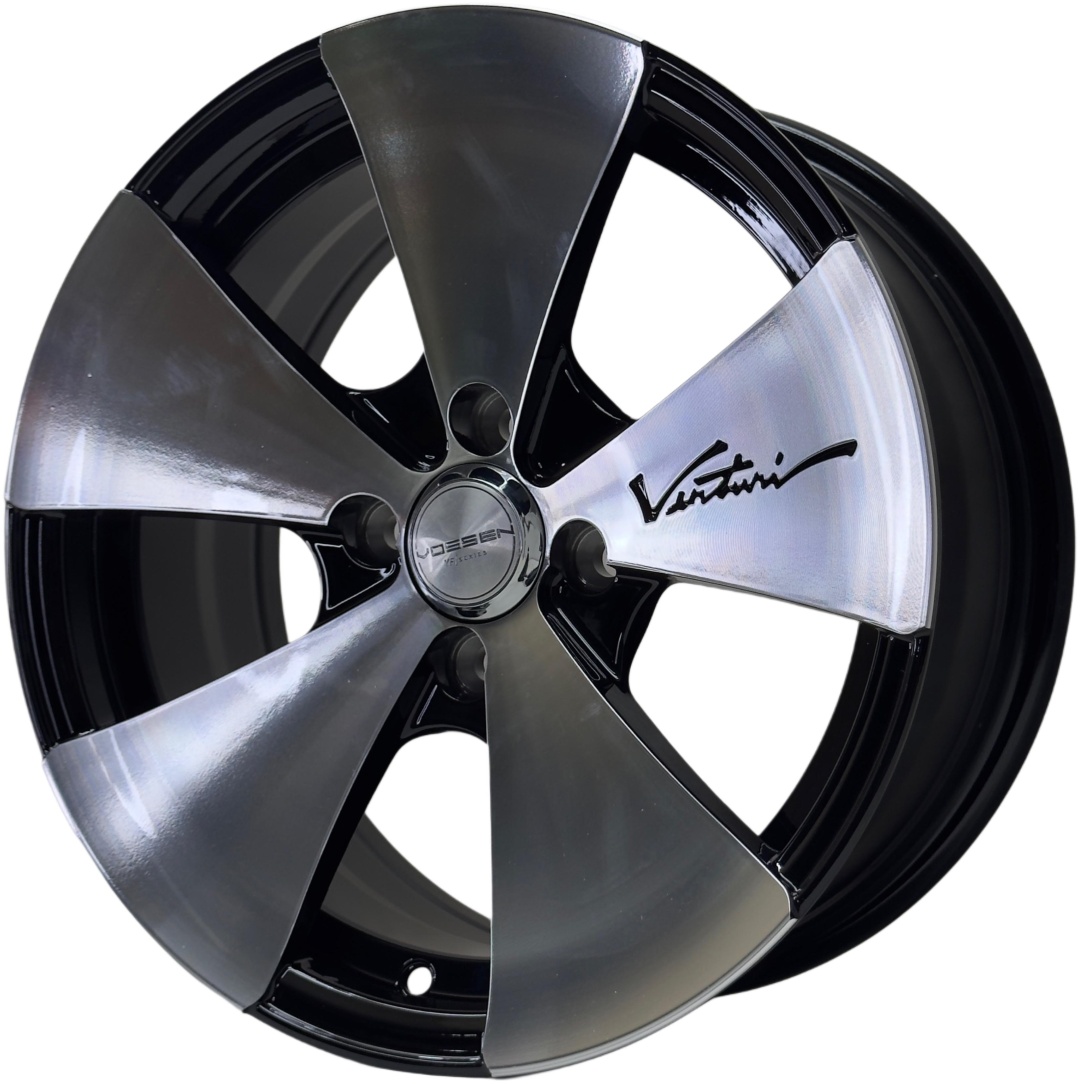 Yixing 155192 WestWheelsShop 6.5x15/4x100 D73.1 ET20 4 диска черный, хром