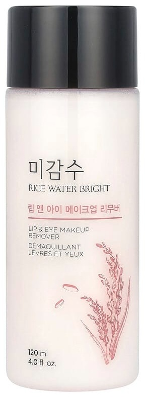 The Face Shop Rice Water Bright, средство для снятия макияжа с губ и глаз, 120 мл молочко для снятия макияжа 120 мл