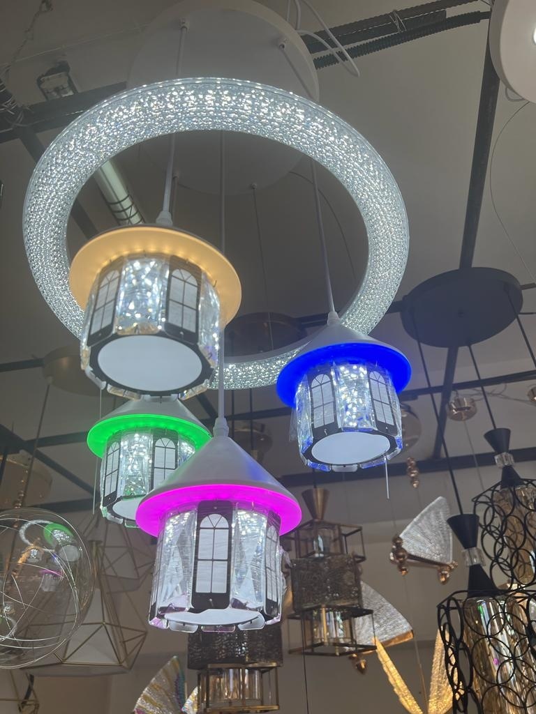 Люстра потолочная LED LED, кол-во ламп: 4 шт