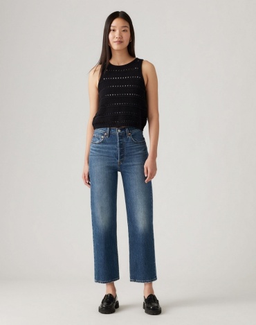 Джинсы прямые Levis синий