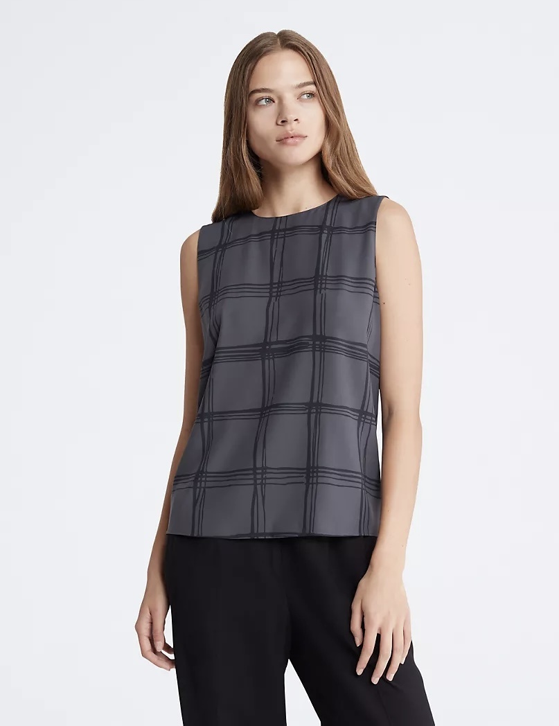 Майка Calvin Klein серый