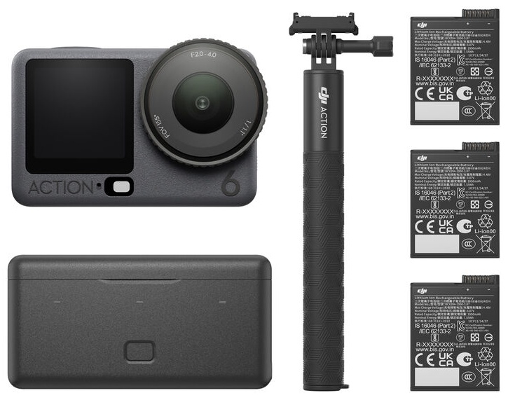 Экшн-камера DJI Osmo Action 6 Adventure Combo